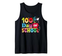 One Hundred Days Later 100 Days of School Student Teacher Camiseta sin Mangas