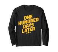 One Hundred Days Later Meme Amarillo Frase Sarcástica Manga Larga