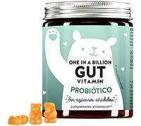 One in a Billion - GUT Vitamin - Complejo de cultivos bióticos - Bacillus coagulans, Inulina y Vitamina B6 - Vegano, sin azúcares añadidos - 60 unidades (1 mes) - Bears with Benefits