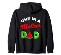 One In A Melon Dad Sandía Día del Padre Broma de papá Sudadera con Capucha