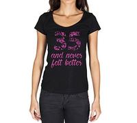 One in the City Camiseta para Mujer 35 Años Y Nunca Me He Sentido Mejor - 35 and Never Felt Better - Regalo Diseño Gráfico 35 Años Cumpleaños Aniversario Moda Año 1989 Negro Profundo S