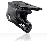 One Industries X-197 Black Onyx Carbon Casco de motocross, negro, tamaño M para Hombres