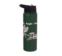 One Knight Stand Divertidas justas medievales de Caballeros Ren Faire Stainless Steel Insulated Water Bottle