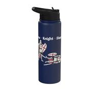 One Knight Stand Divertidas justas medievales de Caballeros Ren Faire Stainless Steel Insulated Water Bottle