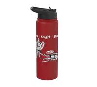 One Knight Stand Divertidas justas medievales de Caballeros Ren Faire Stainless Steel Insulated Water Bottle