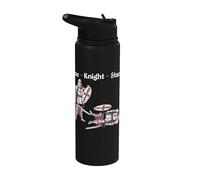 One Knight Stand Divertidas justas medievales de Caballeros Ren Faire Stainless Steel Insulated Water Bottle