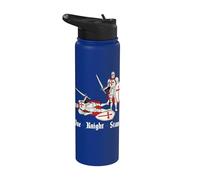 One Knight Stand Medieval Knights Ren Faire Divertidas justas Stainless Steel Insulated Water Bottle