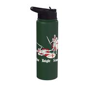 One Knight Stand Medieval Knights Ren Faire Divertidas justas Stainless Steel Insulated Water Bottle