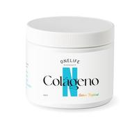 ONE LIFE BY NIIEVES FIT Péptidos de Colágeno Marino Hidrolizado Sabor Tropical 223g - con Ácido Hialurónico, MSM, Magnesio, Vitamina C y D - Sin Gluten, Azúcar, GMO - 30 Dosis