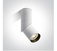 One Light Davos lámpara de techo 1x10 W blanco 12105E4/W