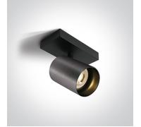 One Light Elatos lámpara de techo 1x10 W negro-gris 65105N/MG