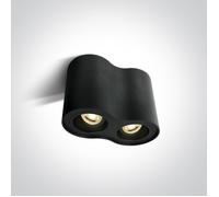 One Light Nemea lámpara de techo 2x10 W negro 12205Y/B