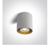 One Light Roda lámpara de techo 1x10 W blanco-latón 12105T/W