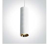 One Light Zaimi lámpara colgante 1x10 W blanco 63105MA/W