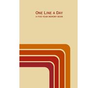 One Line A Day: A Five Year Memory Book: One sentence a day journal - retro