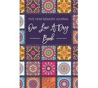 One Line A Day Book: Five Years of Memories and Daily writing your Journal, thoughts of the day in one line diary with Mandala Cover