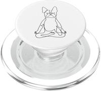 One Line Boston Terrier Easy Pose PopSockets PopGrip para MagSafe