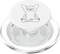 One Line Chihuahua Easy Pose PopSockets PopGrip para MagSafe