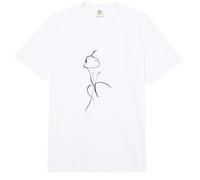 One Line Design Body of a Woman Body of a Woman Black Comfort Colors Adult Heavyweight T-Shirt