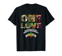 One Love Ras Tafari His Imperial Majesty Haile Selassie I Camiseta