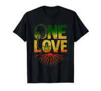 One Love Rock Roots Rasta Reggae Vibes Música Arte Vacaciones Camiseta