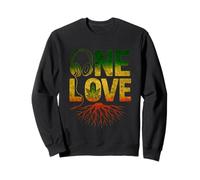 One Love Rock Roots Rasta Reggae Vibes Música Arte Vacaciones Sudadera