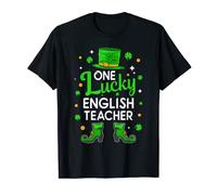 One Lucky English Teacher St. Patrick's Day Leprechaun Camiseta