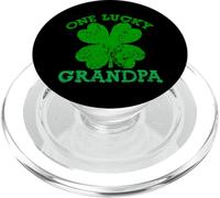 One Lucky Grandpa Vintage St. Patrick's Day Men PopSockets PopGrip para MagSafe