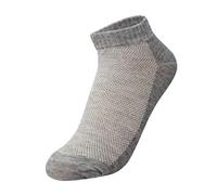One Man - Calcetines desechables portátiles de repuesto para viajes, 5 unidades, calcetines elásticos para ropa de mujer (gris, talla única)