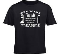 One Mans Junk is Another Mans Treasure Kids Children's Short Sleeve t-Shirt Black L