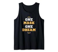 One Mask One Dream - Social Distance Face Mask Gift For Dads Camiseta sin Mangas