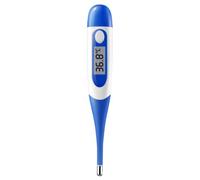 ONE MEDICAL Termómetro digital Thermo One Lite - Medición rápida 30s oral rectal axilar - Sonda flexible de silicona - Pantalla LCD - Alarma de fiebre - Apagado automático - CE