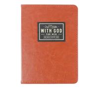 One Minute with God Faux Leather Devotional Journal Portable Daily Reflection Book Perfect Gift for Christmas
