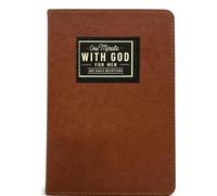 One minute WITH GOD for men, 365 days of daily orayer brown book, 2026 One Minute with God Daily Devotional for Men, diario de seguimiento de oración bíblica