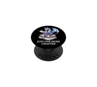 One More Chapter Dragon Bookish Books & Dragons Reading Book PopSockets PopGrip Adhesivo