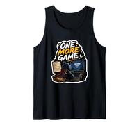 One More Game Gamer Controller, diseño Retro para Juegos Camiseta sin Mangas