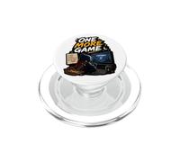 One More Game Gamer Controller, diseño Retro para Juegos PopSockets PopGrip para MagSafe