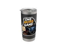 One More Game Gamer Controller, diseño retro para juegos Vaso térmico de acero inoxidable de doble pared
