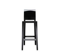 One More Please Taburete de Bar Alt.75 Negro Brillante