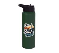 One More Sail Please Nautical Sunset Velero Cita Stainless Steel Insulated Water Bottle