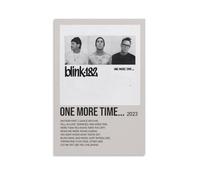 One More Time... de Blink-182 - Pósteres de lienzo para decoración de pared de dormitorio, póster impreso, pintura retro para decoración de pared del hogar, 30 x 45 cm, estilo sin marco