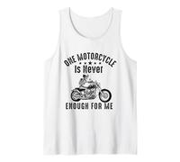 One Motorcycle is Never Enough Funny Bike Motorcycle Men Camiseta sin Mangas
