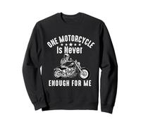 One Motorcycle is Never Enough Funny Bike Motorcycle Men Sudadera