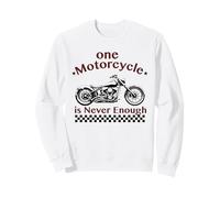 One Motorcycle is Never Enough Funny Bike Motorcycle Men Sudadera