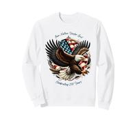 One Nation, One God - Vintage Watercolor Eagle 1776-2026 250 Sudadera