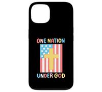 One Nation Under God 4 de julio, bandera estadounidense para niños y niñas Carcasa para iPhone 13