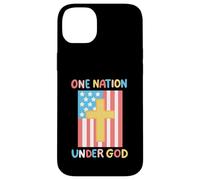 One Nation Under God 4 de julio, bandera estadounidense para niños y niñas Carcasa para iPhone 14 Plus