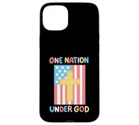One Nation Under God 4 de julio, bandera estadounidense para niños y niñas Carcasa para iPhone 15 Plus