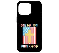 One Nation Under God 4 de julio, bandera estadounidense para niños y niñas Carcasa para iPhone 16 Pro