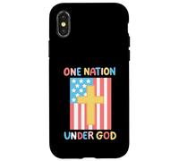 One Nation Under God 4 de julio, bandera estadounidense para niños y niñas Carcasa para iPhone X/XS